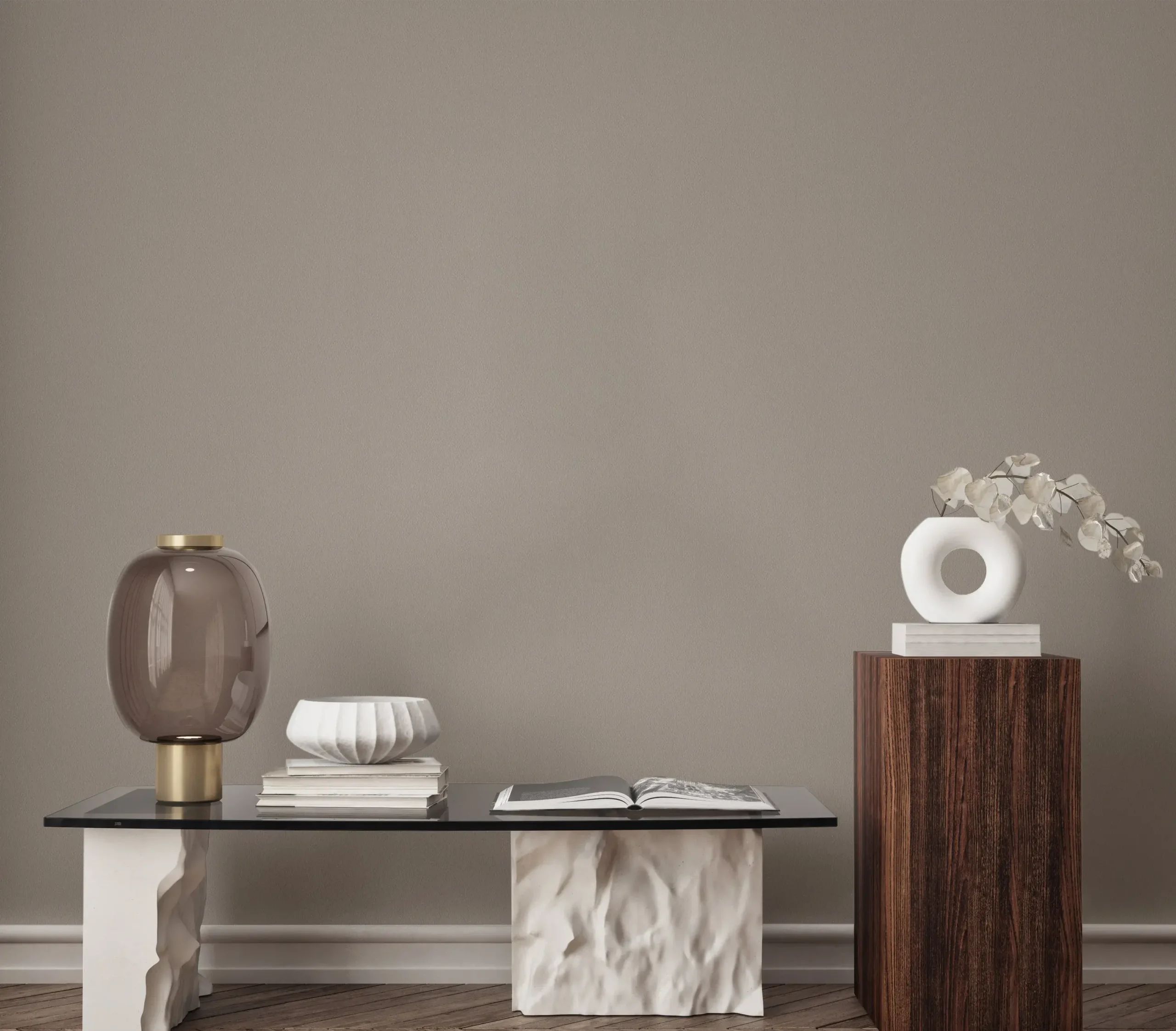 Beige Embossed Wallpaper – Timeless Elegance (24201-11)